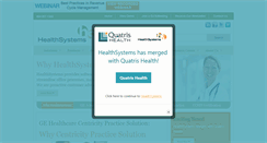 Desktop Screenshot of healthsystems.net