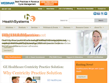 Tablet Screenshot of healthsystems.net